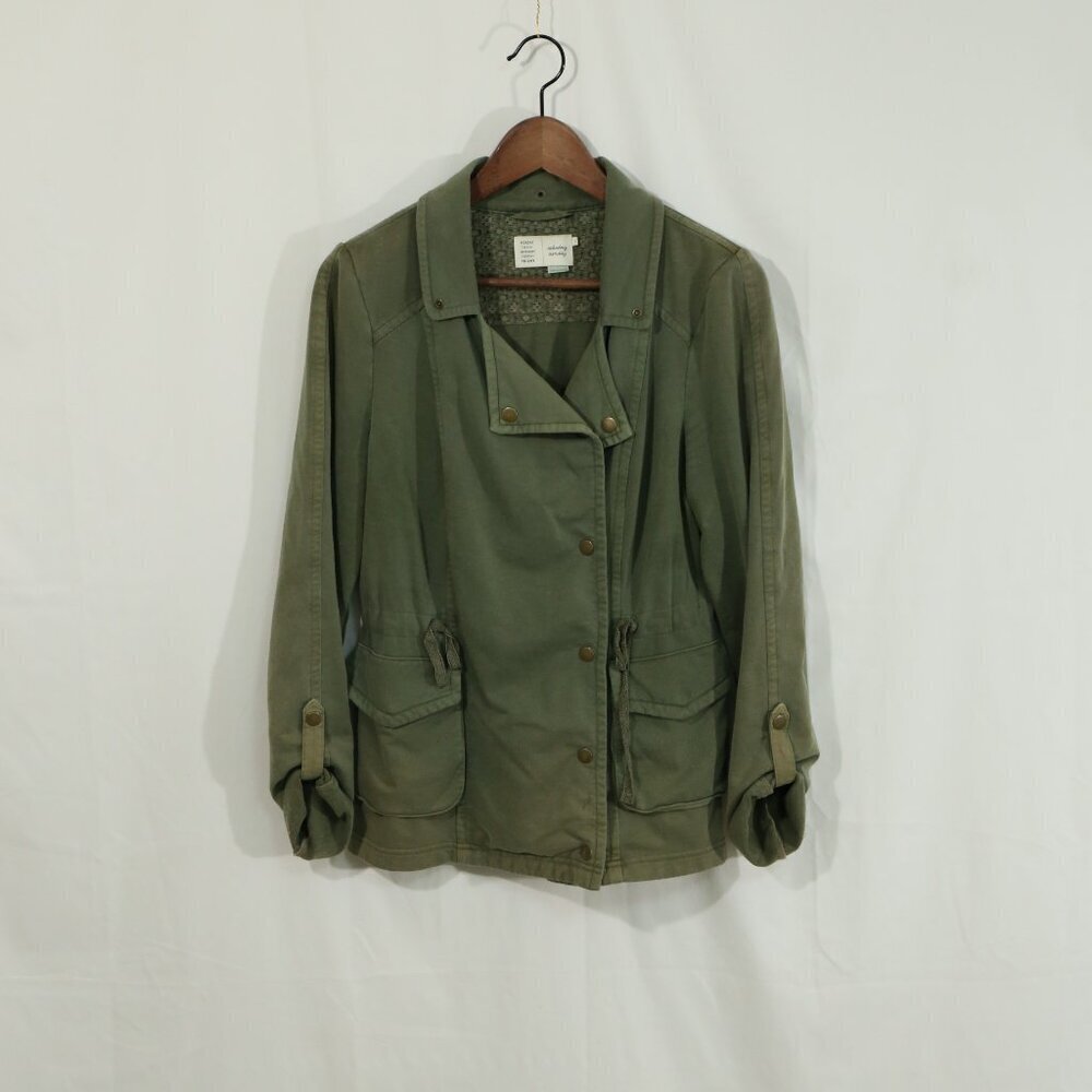Anthropologie Saturday Sunday Olive Green Utility Jacket Women’s Size small
